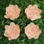 4 Pack 12" Blush Real - Like Soft Foam Craft Daisy Flower Heads - Linen Luxes