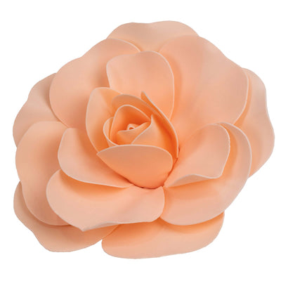 4 Pack 12" Large Blush Real Touch Artificial Foam DIY Craft Roses - Linen Luxes