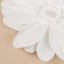 4 Pack 12" White Life - Like Soft Foam Craft Dahlia Flower Heads - Linen Luxes