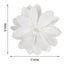 4 Pack 12" White Life - Like Soft Foam Craft Dahlia Flower Heads - Linen Luxes