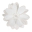4 Pack 12" White Life - Like Soft Foam Craft Dahlia Flower Heads - Linen Luxes