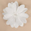 4 Pack 12" White Life - Like Soft Foam Craft Dahlia Flower Heads - Linen Luxes
