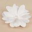 4 Pack 12" White Life - Like Soft Foam Craft Dahlia Flower Heads - Linen Luxes