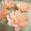 4 Pack 16" Blush Real - Like Soft Foam Craft Daisy Flower Heads - Linen Luxes