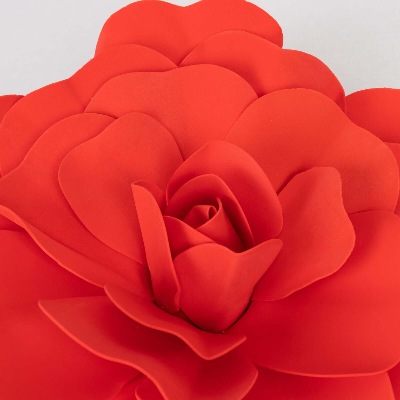4 Pack 16" Large Red Real Touch Artificial Foam DIY Craft Roses - Linen Luxes