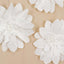 4 Pack 16" White Real - Like Soft Foam Craft Daisy Flower Heads - Linen Luxes