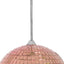 4 Pack 6" Rose Gold Foam Disco Mirror Ball With Hanging Strings, Holiday Christmas Ornaments - Linen Luxes