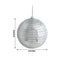 4 Pack 6" Silver Foam Disco Mirror Ball With Hanging Strings, Holiday Christmas Ornaments - Linen Luxes