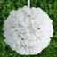 4 Pack 7" White Artificial Silk Hydrangea Kissing Flower Balls - Linen Luxes