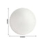 4 Pack 8â€ White StyroFoam Foam Balls For Arts, Crafts and DIY - Linen Luxes