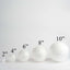 4 Pack 8â€ White StyroFoam Foam Balls For Arts, Crafts and DIY - Linen Luxes