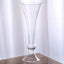 4 - Pack Glass Trumpet Vases Crystal Ball Design Clear - Stylish Floral Table Centerpieces for Events 18" - Linen Luxes