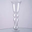 4 - Pack Glass Trumpet Vases Pilsner Curved Design Clear - Stylish Flower Centerpieces for Events 20" - Linen Luxes