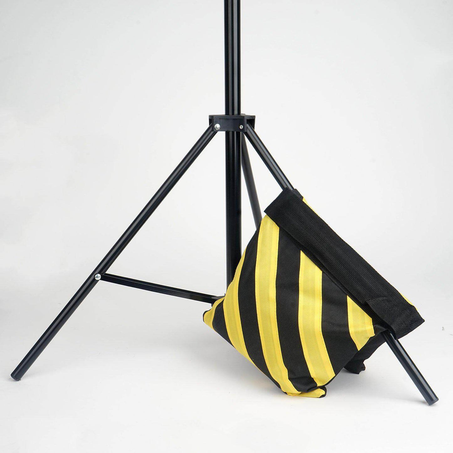4 Pack Heavy Duty Black Yellow Sand Saddle Bag For Backdrop Stands - Linen Luxes