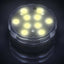 4 - Pack LED Disc Lights Flower Shaped Design Warm White - Remote Operated DIY Lighting 3" - Linen Luxes
