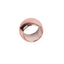 4 Pack Shiny Metallic Blush Acrylic Napkin Rings - Linen Luxes