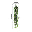 40" Artificial Eucalyptus Willow Leaf Ranunculus Flower Garland Vine - Linen Luxes