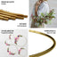 40" Gold Heavy Duty Metal Hoop Wreath, Floral Hoop - Linen Luxes