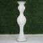 40" Magical Mermaid Style Mirror Mosaic and Pearl Studded Floor Vase - Linen Luxes