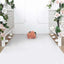40"x100ft White PVC Aisle Runner - Linen Luxes