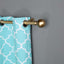 42" - 126" Adjustable Curtain Rod Set, Gold, Round Finials - Linen Luxes