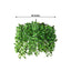 46" Green Artificial Eucalyptus Leaf Vines Ceiling Canopy, Round Draping Ivy Leaves Hanging Flower Chandelier With Interchangeable Branches