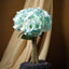 5 Bushes Baby Blue Artificial Silk Hydrangea Flower Bouquets - Linen Luxes