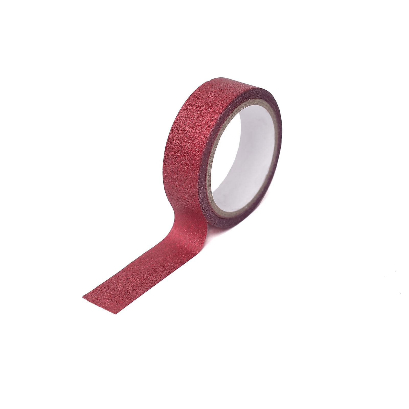5 Pack 0.5"x5 Yards Burgundy Washi DIY Craft Glitter Tape - Linen Luxes