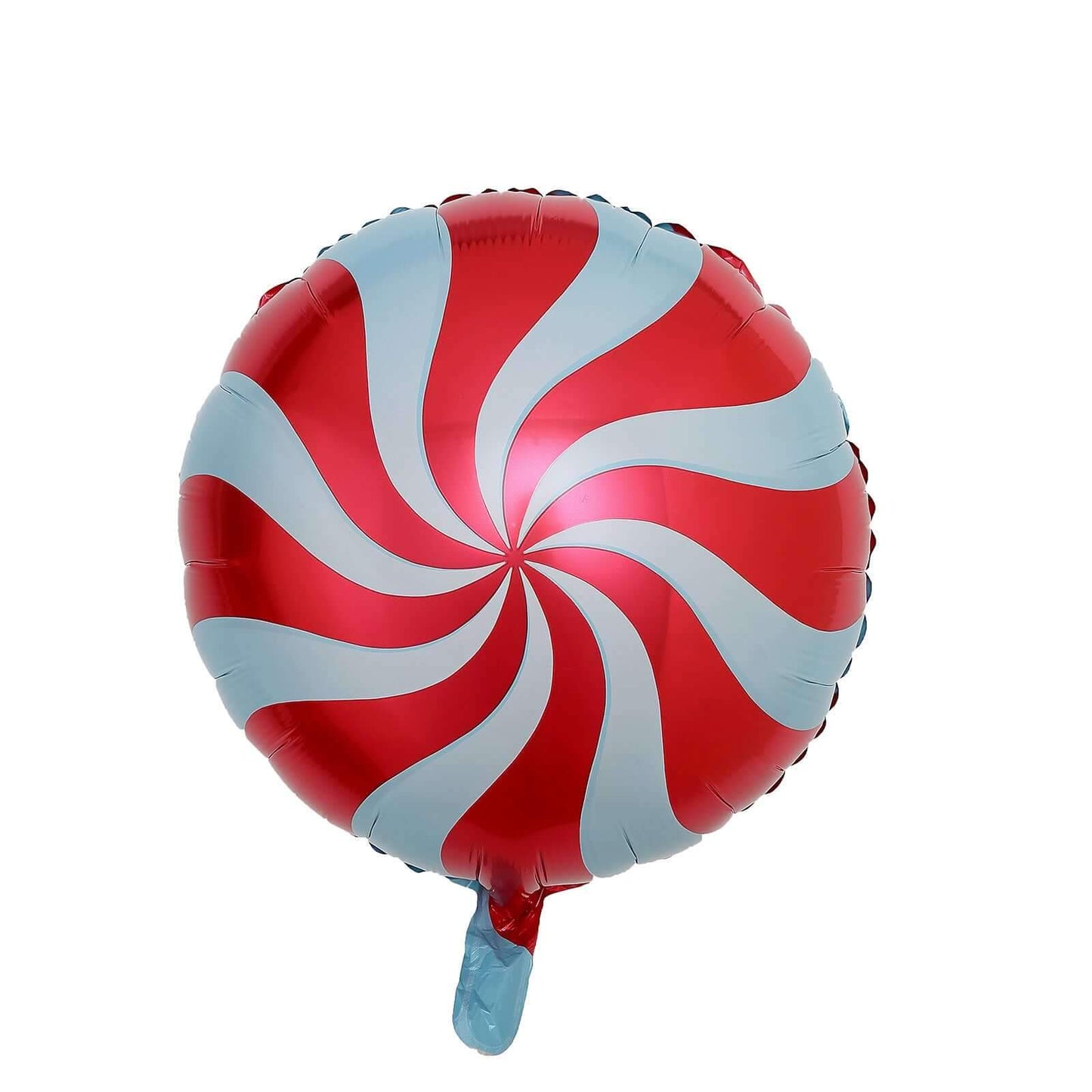 5 Pack 13" Candy Striped Swirl Print Mylar Foil Helium Air Balloons - Linen Luxes