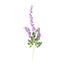 5 Pack 44" Silk Hanging Wisteria Flower Garland Vines in Purple, 3 Strands in 1 Bush - Linen Luxes