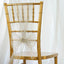 5 Pack 6"x108" Silver Sheer Organza Chair Sashes - Linen Luxes
