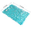 5 Pack Big Payette Sequin 13"x10" Chair Sash Bands Turquoise - Stylish Glittering Decor for Weddings & Gatherings - Linen Luxes
