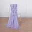 5 Pack Chiffon Chair Sashes Lavender Lilac - Soft & Lightweight Designer Chair Bows 22"x78" - Linen Luxes