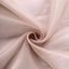 5 Pack Organza Chair Sashes Dusty Rose - Reusable Sheer Chair Bows 6"x108" - Linen Luxes