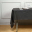 5 - Pack Plastic Table Covers Black Rectangle - Reliable PVC Disposable Covers for Gatherings 54"x108" - Linen Luxes