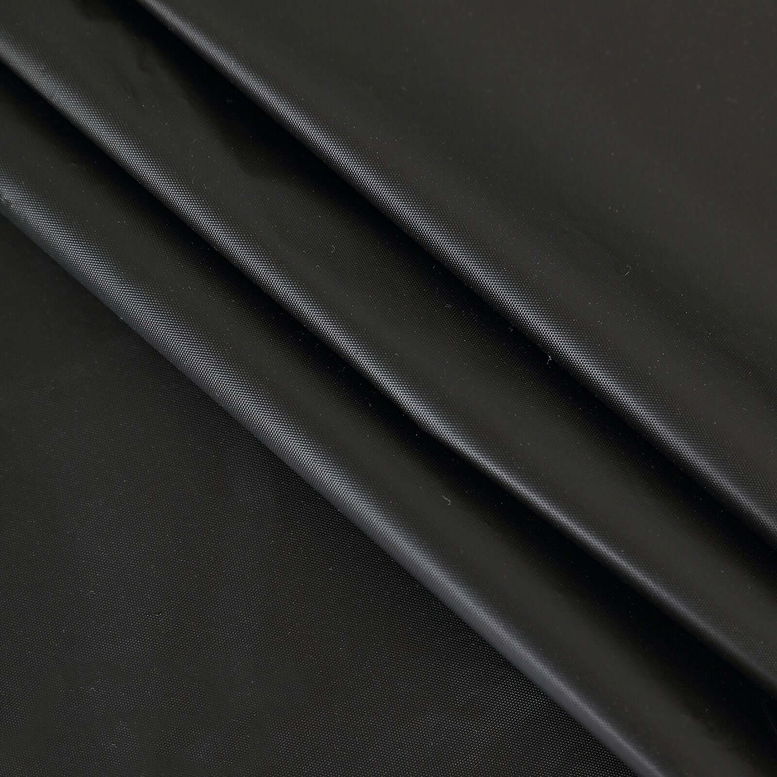 5 - Pack Plastic Table Covers Black Rectangle - Reliable PVC Disposable Covers for Gatherings 54"x108" - Linen Luxes