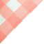 5 - Pack Plastic Table Covers Pink Checkered Rectangle - Durable PVC Disposable Covers for Events 54"x108" - Linen Luxes
