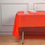 5 - Pack Plastic Table Covers Red Rectangle - Reliable PVC Disposable Covers for Gatherings 54"x108" - Linen Luxes