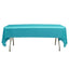 5 - Pack Plastic Table Covers Turquoise Rectangle - Reliable PVC Disposable Covers for Gatherings 54"x108" - Linen Luxes