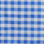 5 Pack Polyester 15"x15" Napkins Blue/White Buffalo Plaid Gingham Style Cloth Napkins - Linen Luxes