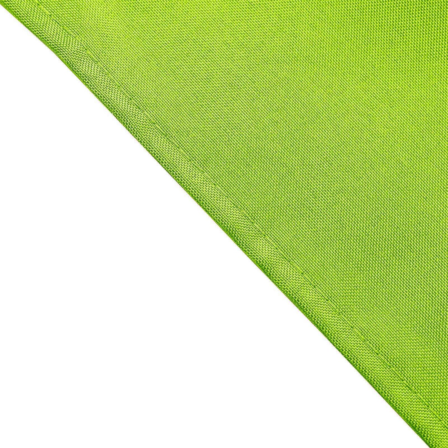 5 Pack Polyester 17"x17" Napkins Apple Green - Durable & Wrinkle Resistant Dinner Napkins - Linen Luxes
