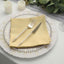 5 Pack Polyester 17"x17" Napkins Champagne - Durable & Wrinkle Resistant Dinner Napkins - Linen Luxes