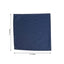 5 Pack Polyester 17"x17" Napkins Dark Denim Blue in Faux Denim Style Dinner Napkins for Casual Gatherings & Themed Events - Linen Luxes