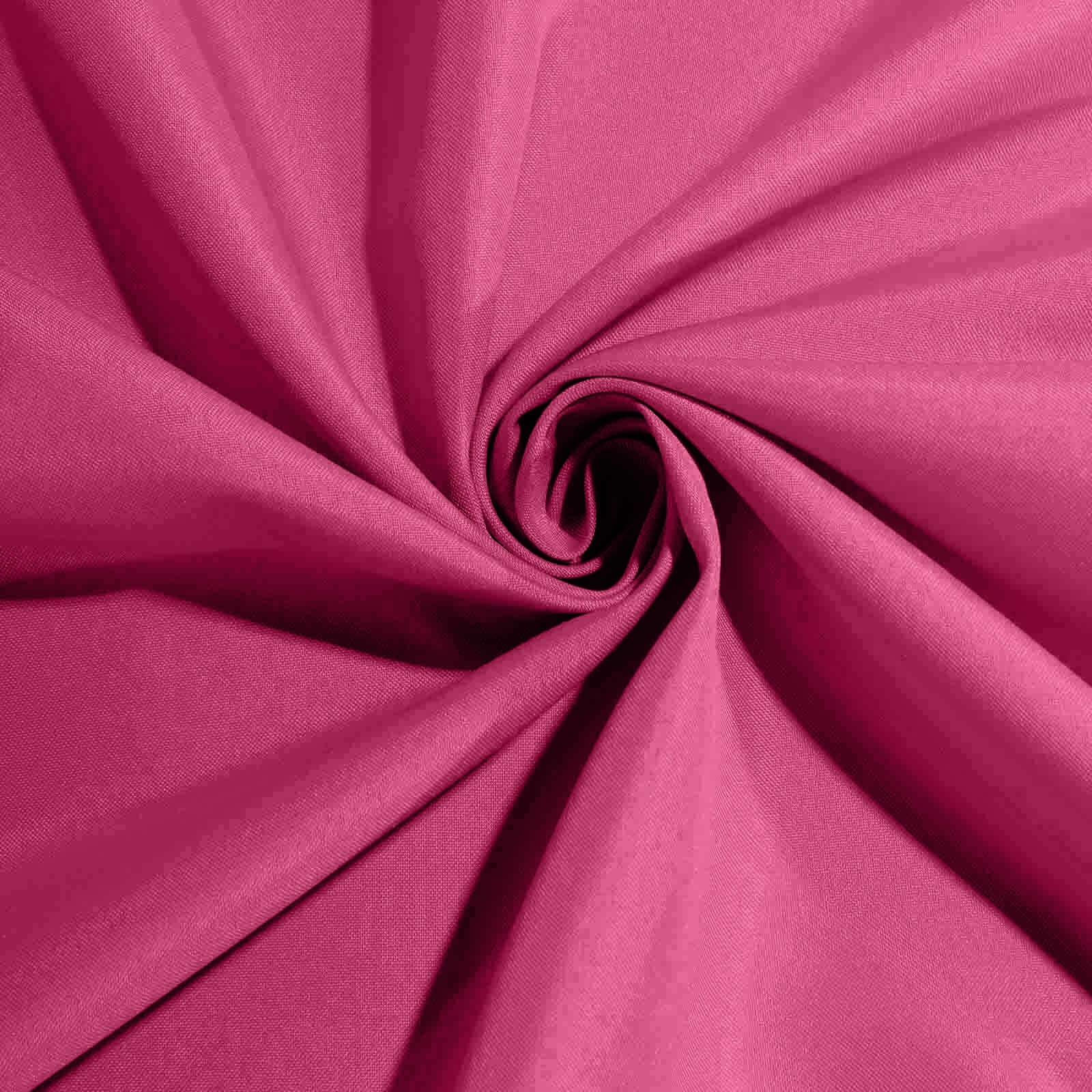 5 Pack Polyester 17"x17" Napkins Fuchsia - Durable & Wrinkle Resistant Dinner Napkins - Linen Luxes
