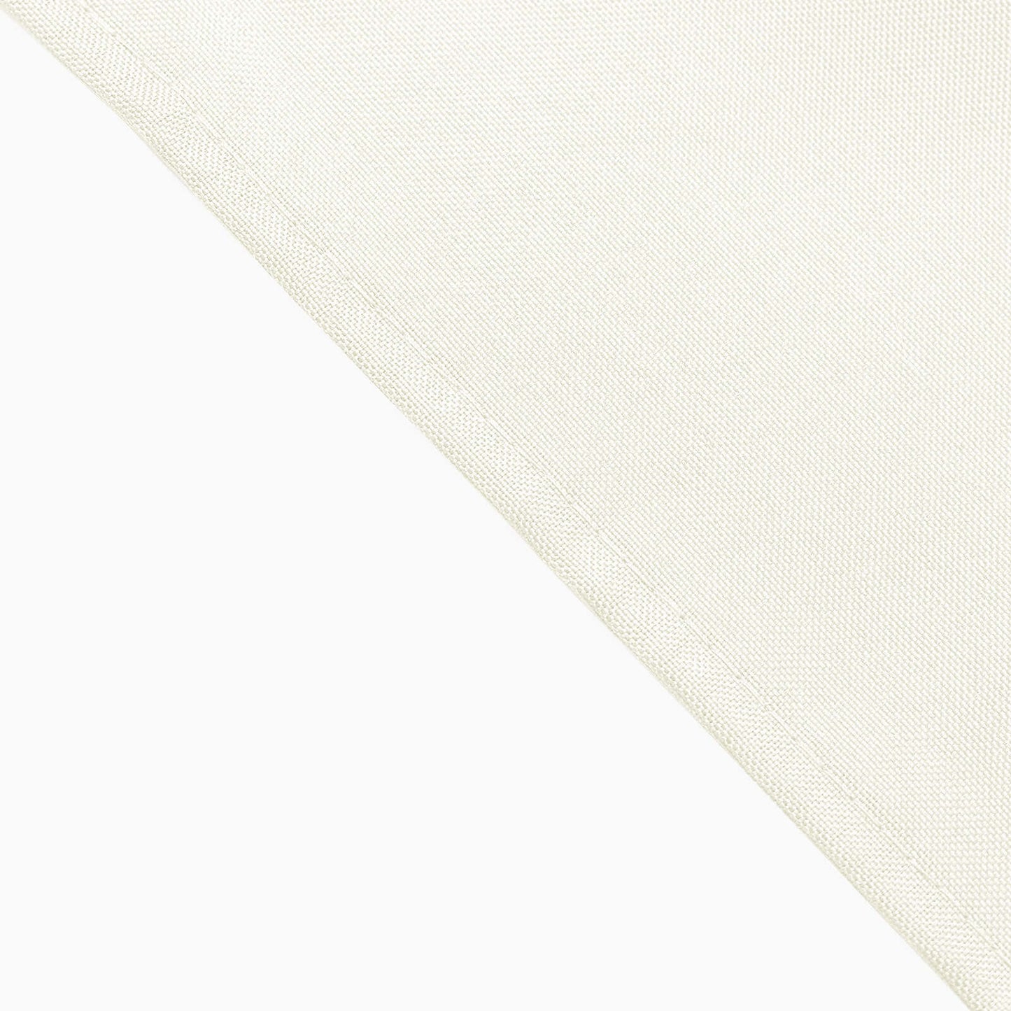 5 Pack Polyester 17"x17" Napkins Ivory - Durable & Wrinkle Resistant Dinner Napkins - Linen Luxes