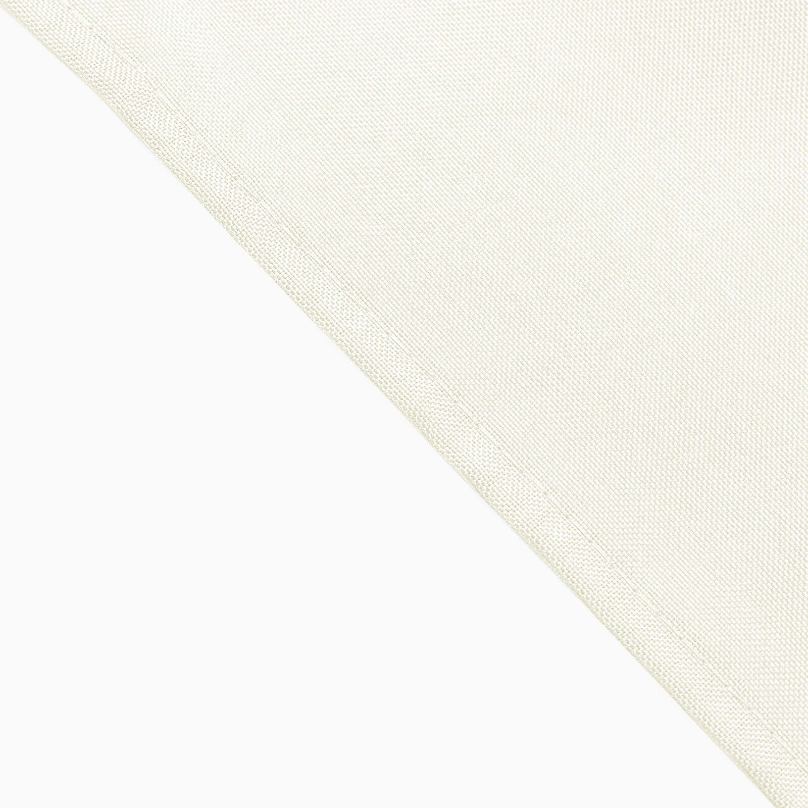 5 Pack Polyester 17"x17" Napkins Ivory - Durable & Wrinkle Resistant Dinner Napkins - Linen Luxes