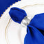 5 Pack Polyester 17"x17" Napkins Royal Blue - Durable & Wrinkle Resistant Dinner Napkins - Linen Luxes