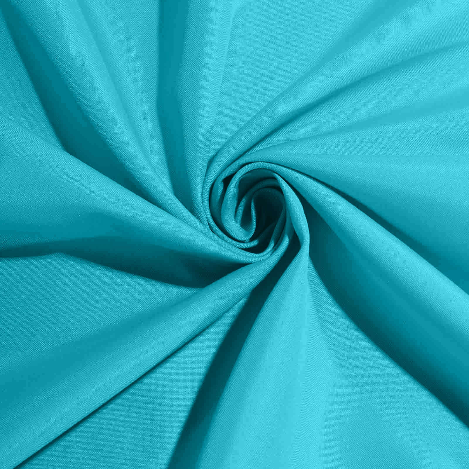 5 Pack Polyester 17"x17" Napkins Turquoise - Durable & Wrinkle Resistant Dinner Napkins - Linen Luxes