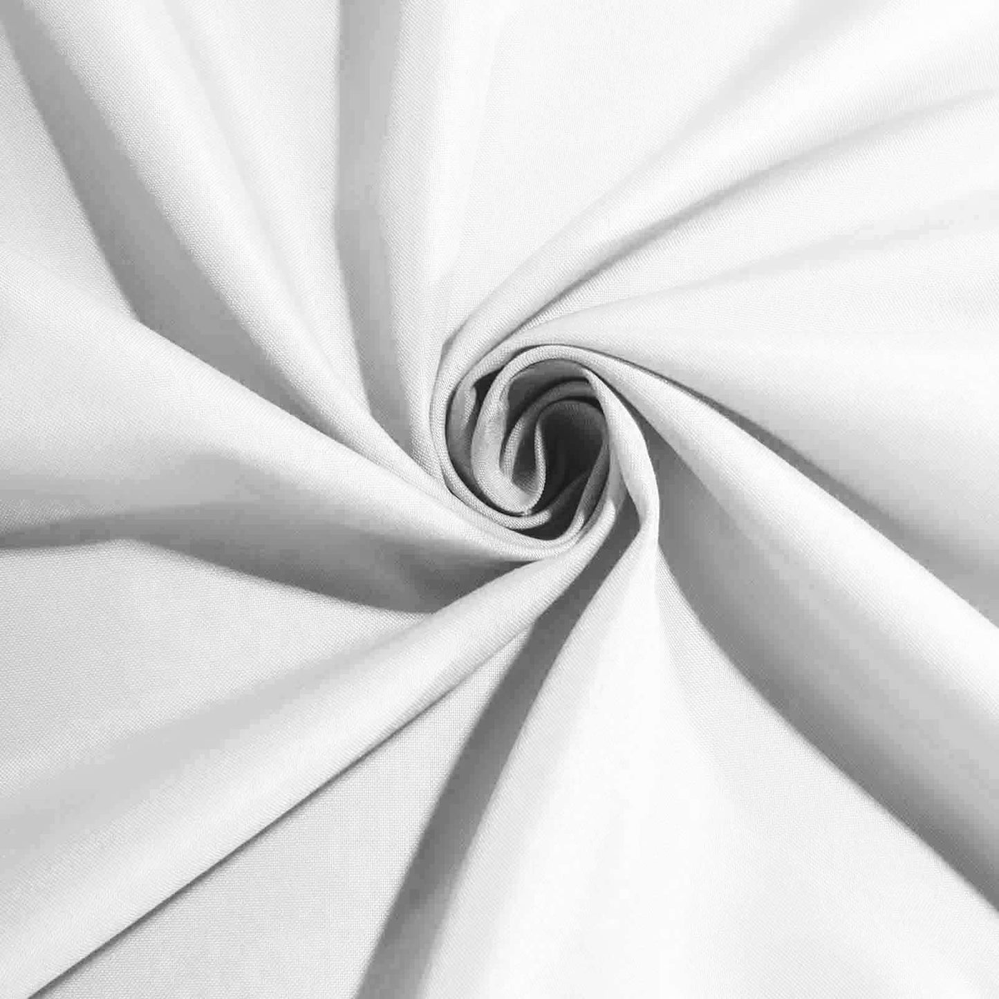 5 Pack Polyester 17"x17" Napkins White - Durable & Wrinkle Resistant Dinner Napkins for Everyday Dining & Events - Linen Luxes