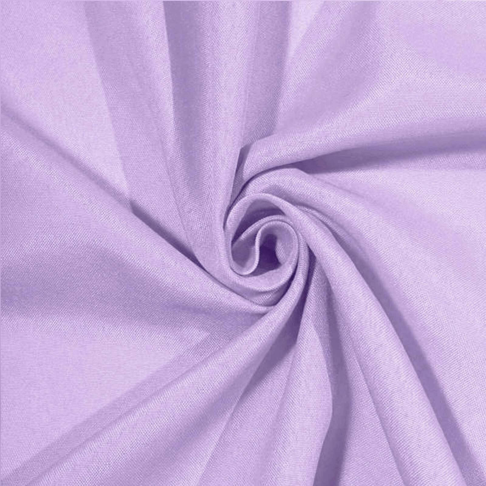 5 Pack Polyester 20"x20" Napkins Lavender Lilac - Wrinkle Resistant & Easy Care Cloth Napkins - Linen Luxes